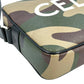 CELINE Camouflage Leather Shoulder Bag - Khaki 
