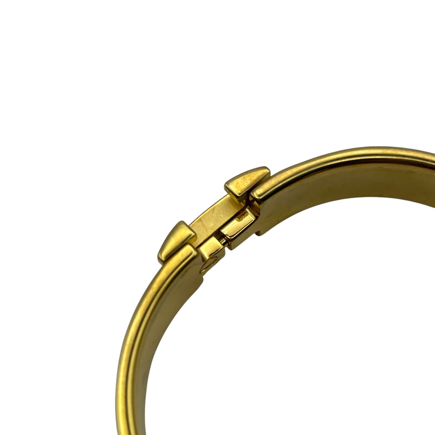 HERMES Clic H Cream Gold