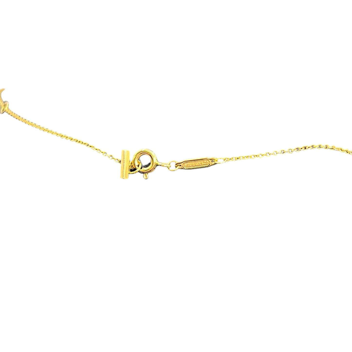 Tiffany & Co T-Smile Mini Diamond Necklace