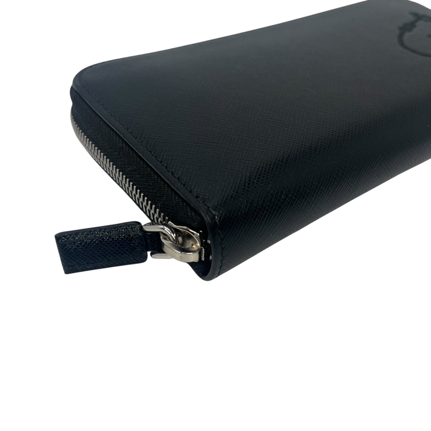 PRADA Saffiano Round Zipper