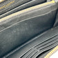 Saint Laurent YSL logo leather Round zip wallet