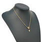 Dior CD Necklace Crystal Heart Charm