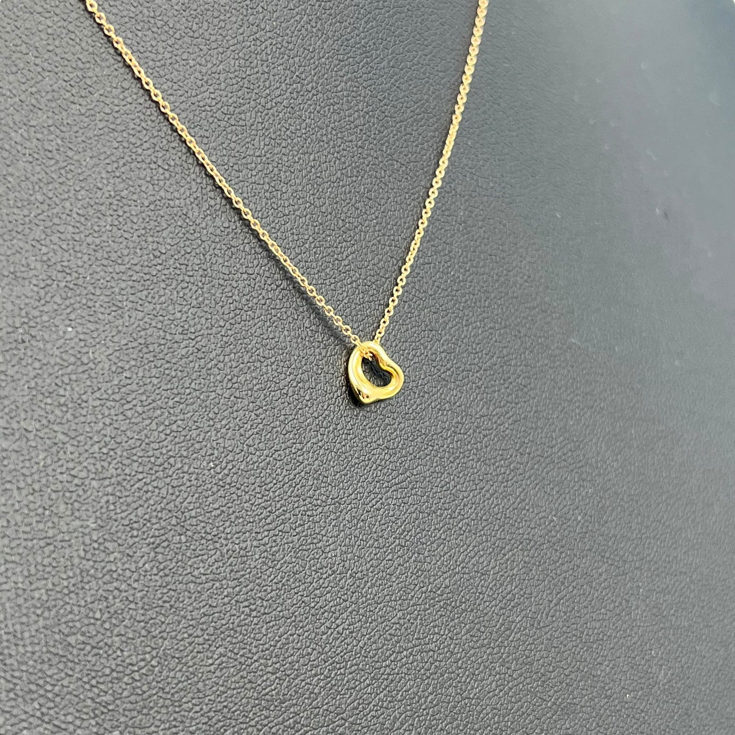 Tiffany Open Heart Pendant Necklace