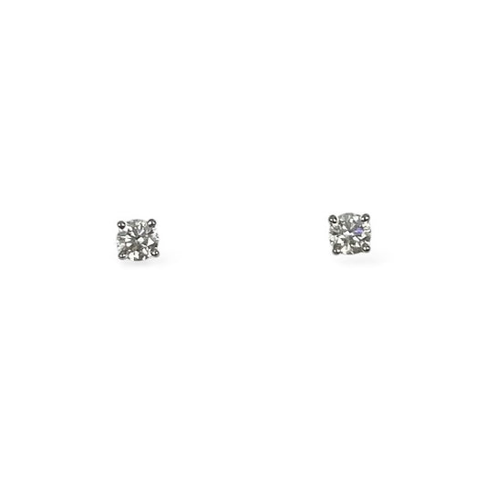 Tiffany Solitaire Diamond Earring