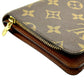Louis Vuitton Monogram Portefeuille Porte-Papier Zip Compact Wallet - Brown - 32441