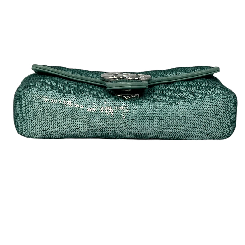 GUCCI GG Marmont Sequinned Shoulder Bag