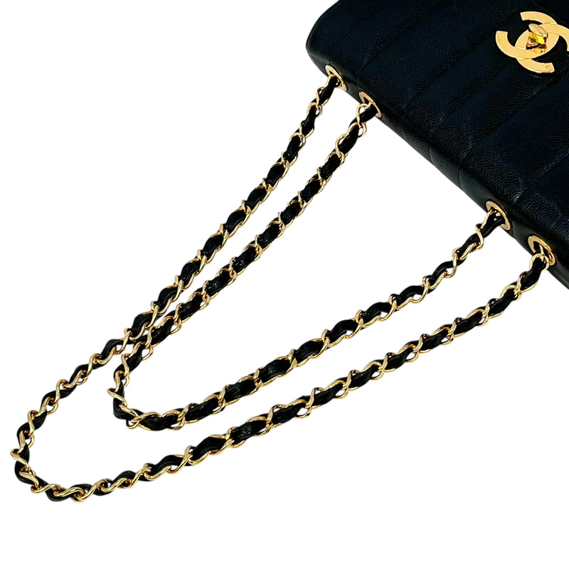 CHANEL Mademoiselle Chain Shoulder Bag - Black