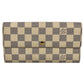 Louis Vuitton Damier Portefeille Sarah Long Wallet - White