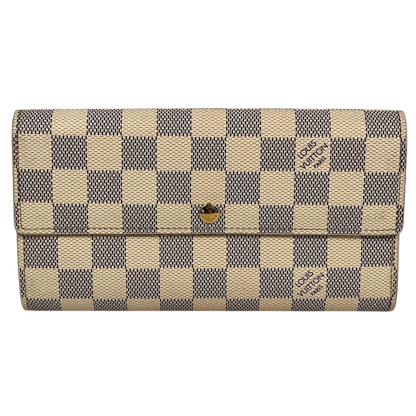 Louis Vuitton Damier Portefeille Sarah Long Wallet - White
