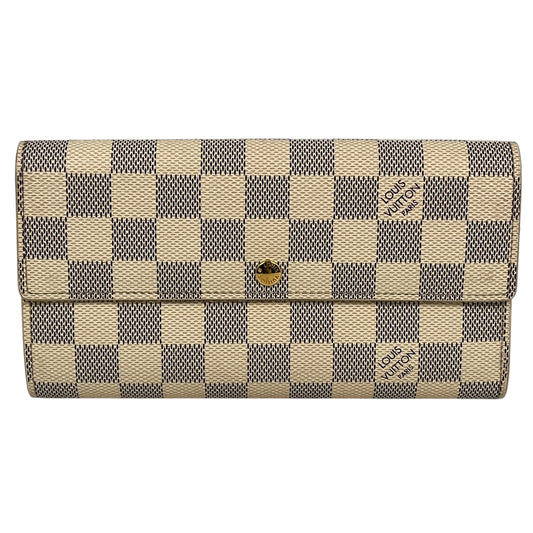 Louis Vuitton Damier Portefeille Sarah Long Wallet - White