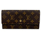 Louis Vuitton Monogram Portemonnaie Credit Bi-fold Long Wallet - Brown 31496