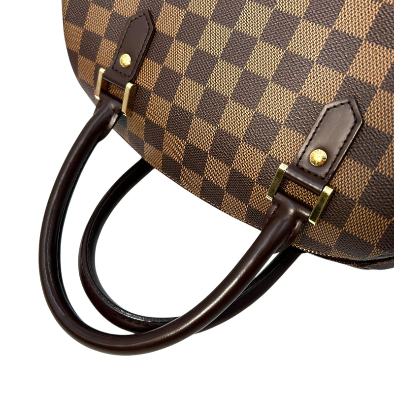 Louis Vuitton Damier Robera MM Hand Bag - Brown