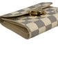 Louis Vuitton Damier Portefeuille Koala Compact Wallet - White