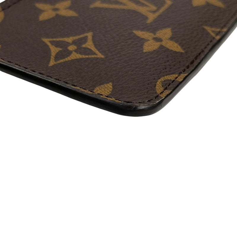Louis Vuitton Monogram Porte Cartes Rommy Card Case - Brown
