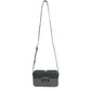 GUCCI GG Supreme Small Faux Leather Cross Body Bag - Gray
