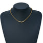 Dior CD Logo Rhinestone Necklace - Gold Plated - 31809