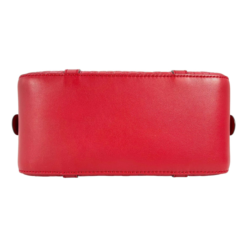 GUCCI Micro Guccissima Hand Bag - Red