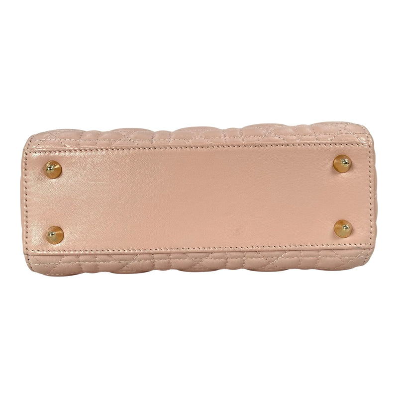 Dior Small Lady Dior My ABCDior Leather Hand Bag - Pink