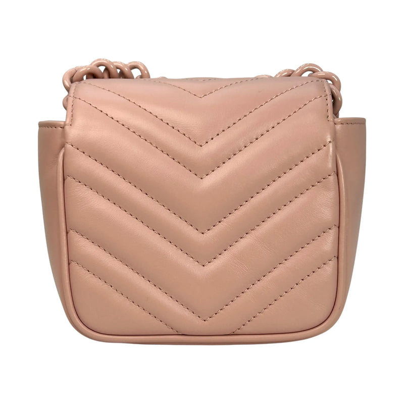 GUCCI GG Marmont Mini Bag Shoulder Bag - Pink