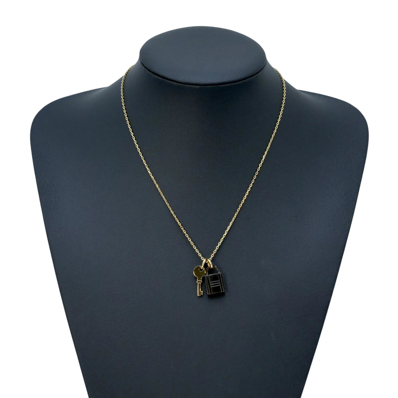 Hermès Amulettes Padlock PM Necklace - Gold Plated