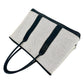 Hermès Garden Party PM ▢J Stamp (2006) Handbag/Tote Bag - Black/Noir 