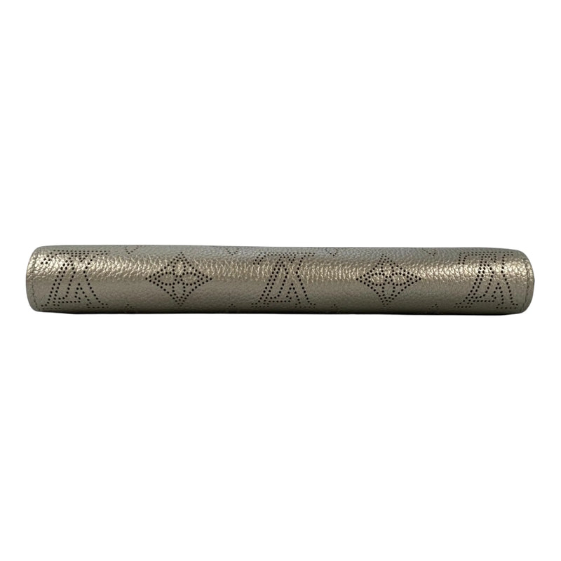 Louis Vuitton Monogram Mahina Long Wallet - Silver