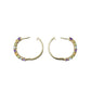 K18 Rainbow 1.500cts Gemstone Earrings