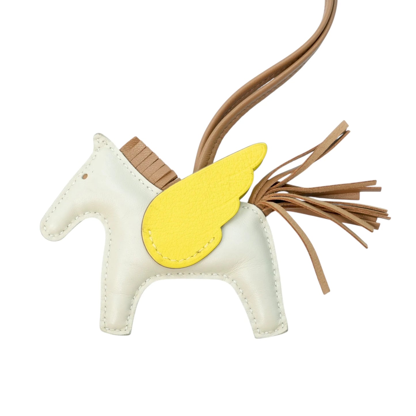 Hermès Rodeo Horse Charm PM Accessories - Cream×Yellow