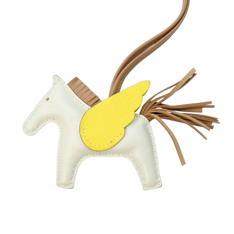 Hermès Rodeo Horse Charm PM Accessories - Cream×Yellow