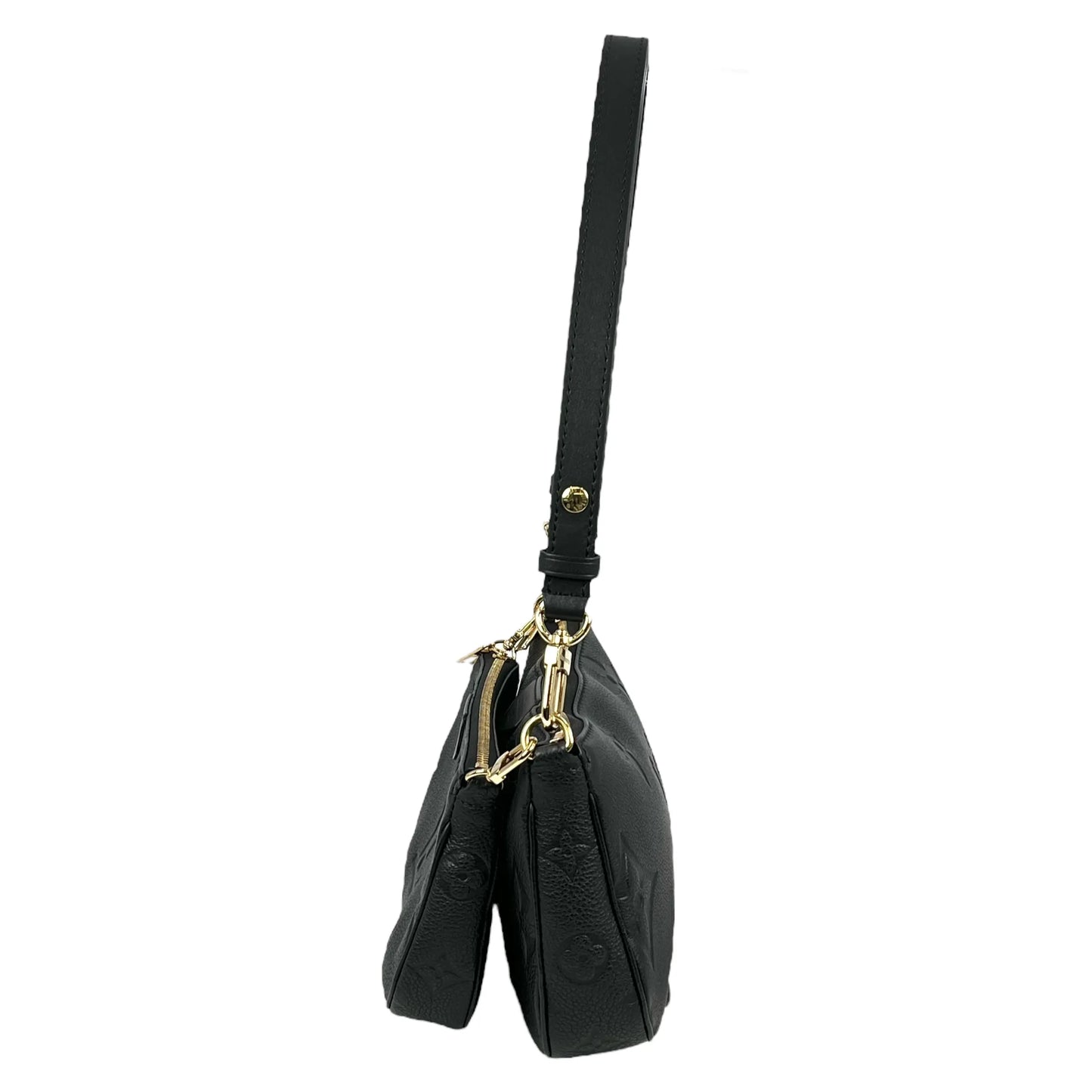 Louis Vuitton Monogram Empreinte Multi Pochette Hand Bag - Black