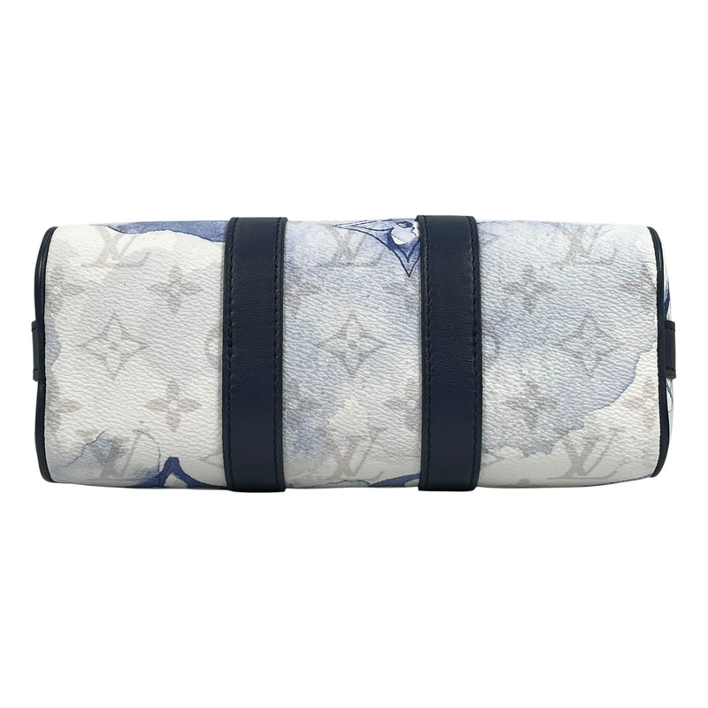 Louis Vuitton Monogram Watercolor Keepall XS Shoulder Bag Mini Bag - White × Blue