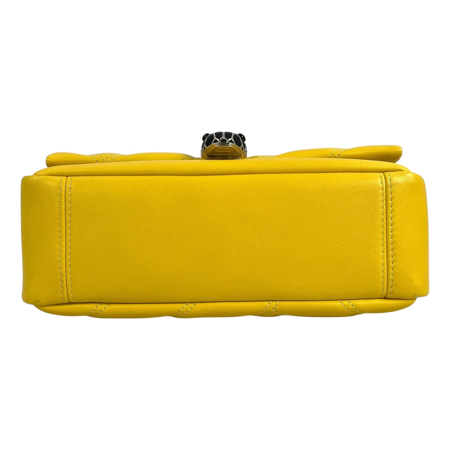 BVLGARI Serpenti Cabochon Chain Shoulder Bag - Yellow