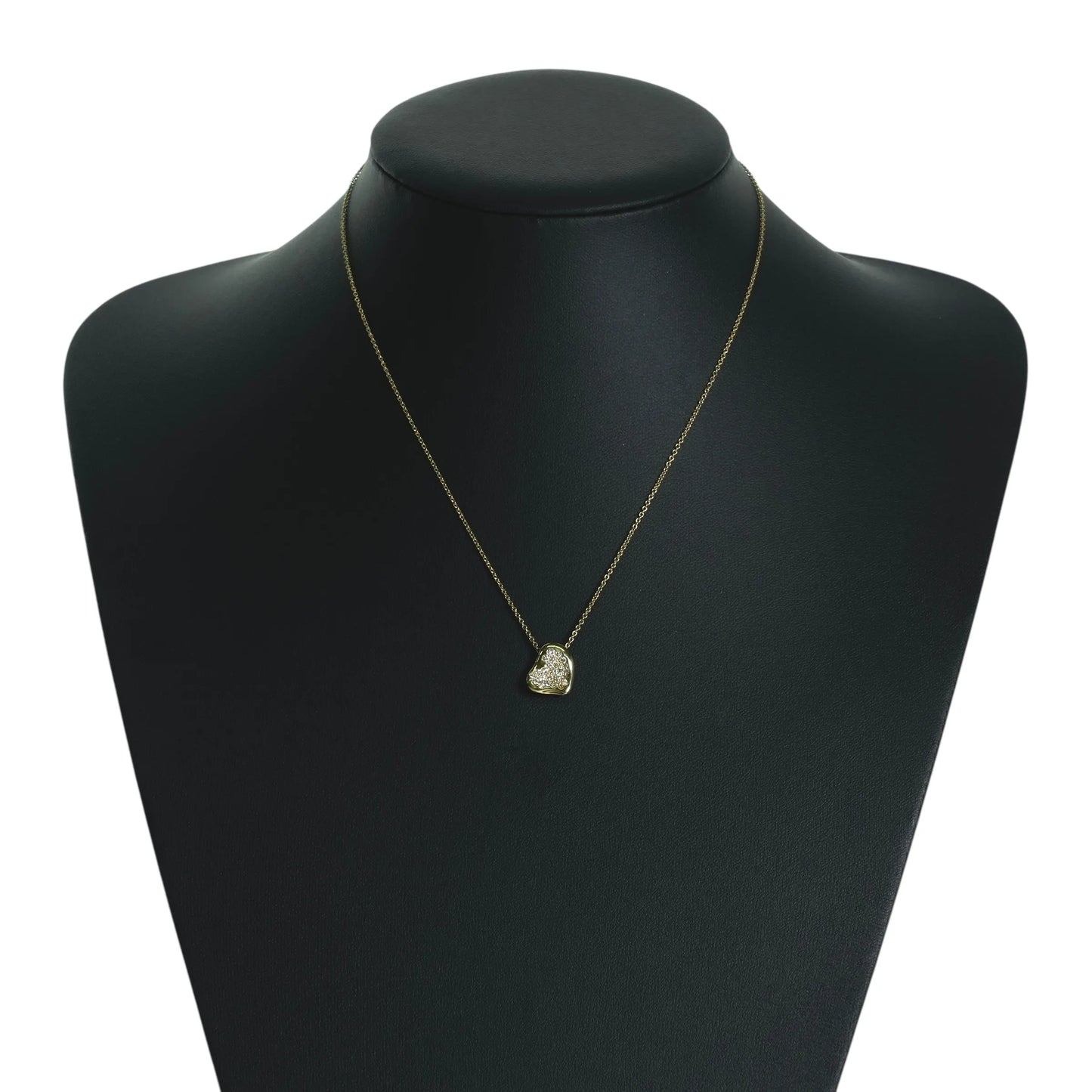 Tiffany Full Heart Diamond Necklace - 18KYG