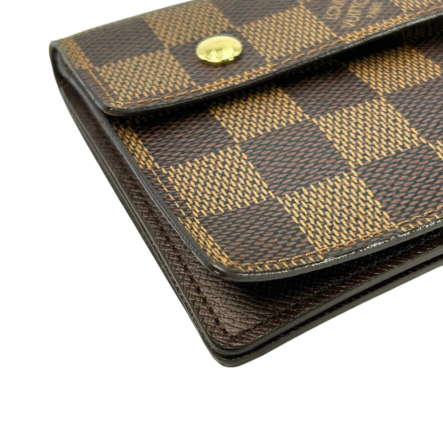 Louis Vuitton Damier Portefeuille Accordion Long Wallet - Brown