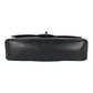 CHANEL Double Flap Bag Calf Chain Shoulder Bag - Black / White