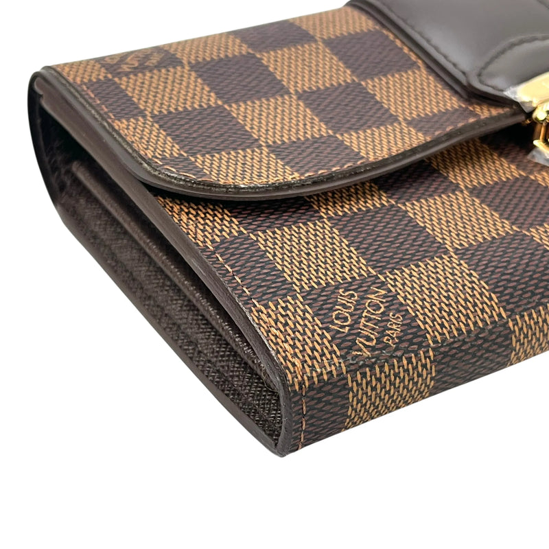 Louis Vuitton Damier Portefeuille Sistina Long Wallet - Brown