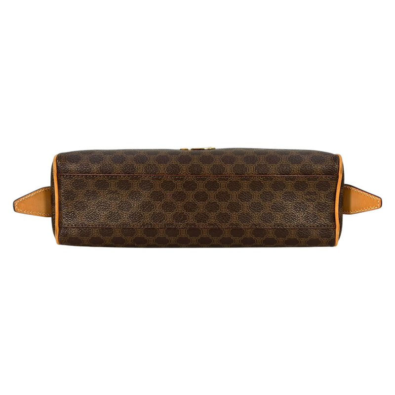 Celine Macadam PVC Canvas One Shoulder Bag Hand Bag - Brown