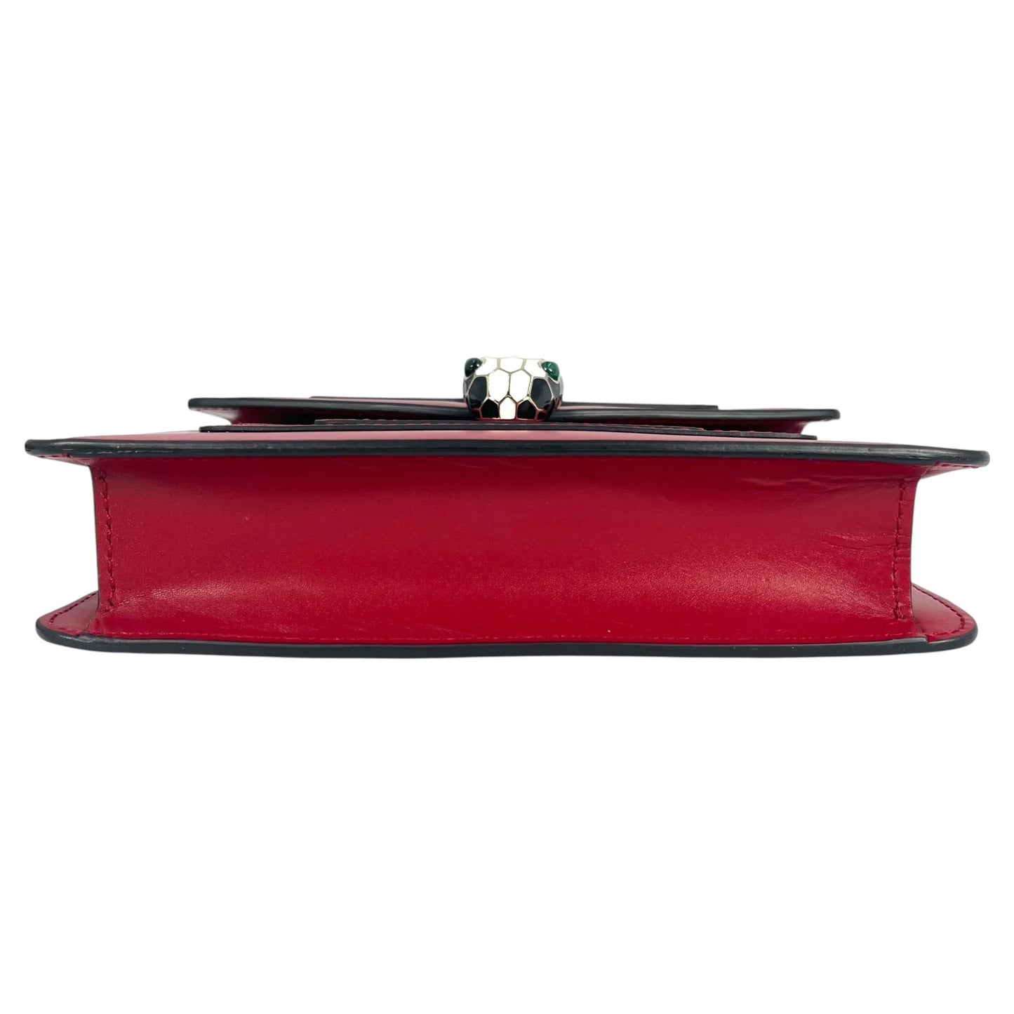 BVLGARI Serpenti Forever Crossbody Bag Chain Shouder Bag - Red