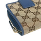 GUCCI GG Canvas Compact Wallet - Brown