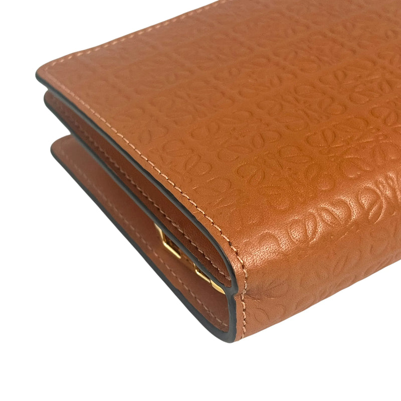 Loewe Repeat  Compact Wallet - Brown