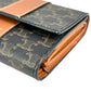 CELINE Triomphe Canvas Compact Wallet - Darkbrown