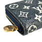 LOUIS VUITTON Portefeuille Lou Monogram Compact Wallet - Navy