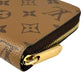 LOUIS VUITTON Monogram Reverse Zippy Long Wallet - Brown