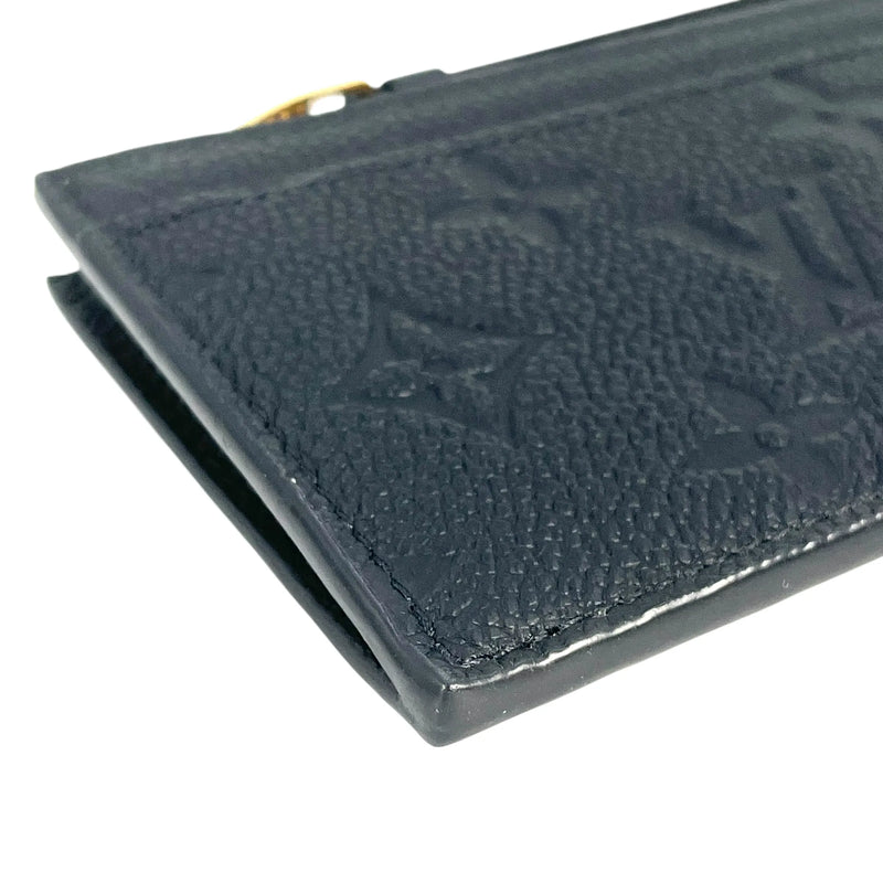 LOUIS VUITTON Porte Carte Monogram Empreinte Coin Case and Card Case - Black 
