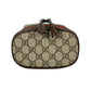 GUCCI Ophidia GG Supreme Canvas Mini Bucket Bag - Brown 