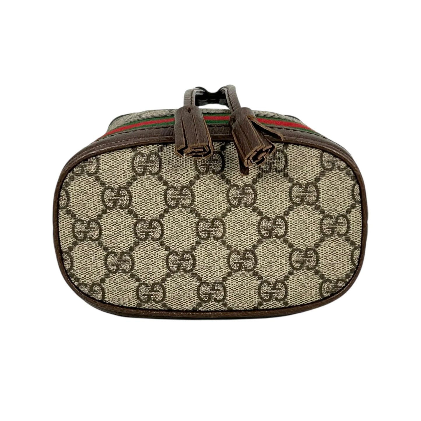 GUCCI Ophidia GG Supreme Canvas Mini Bucket Bag - Brown 