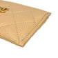 CHANEL Caviarskin Classic Flap Card Case - Beige