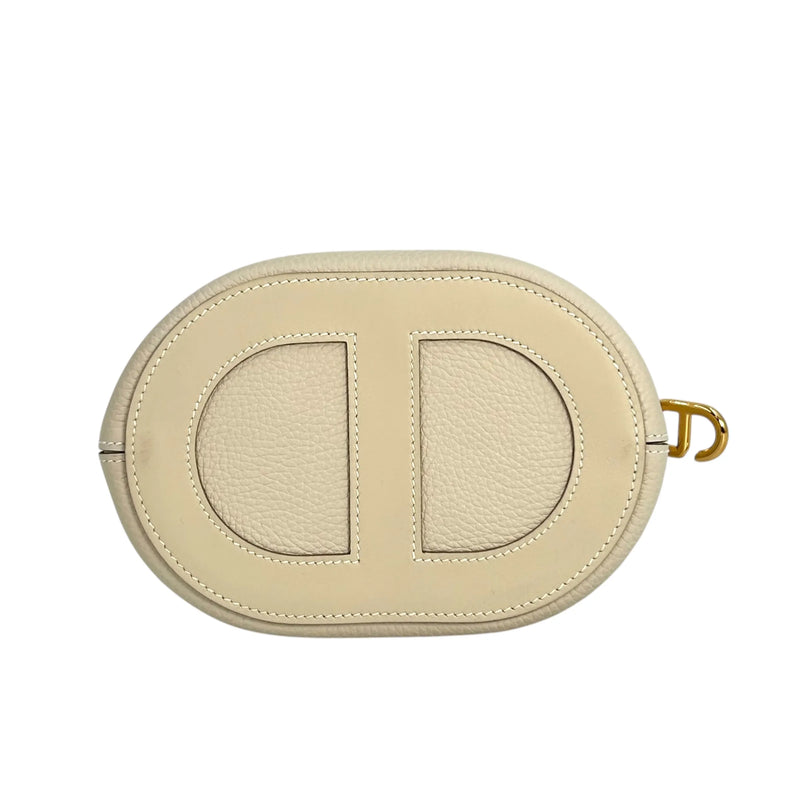 HERMES In the Loop 18 Leather K Stamp (Made in 2025) Handbag - White 