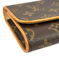 LOUIS VUITTON Pochette Twin GM Monogram Canvas Shoulder Bag - Brown