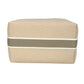 HERMES Bridesmaid Black GM Cotton Canvas Pouch - Beige